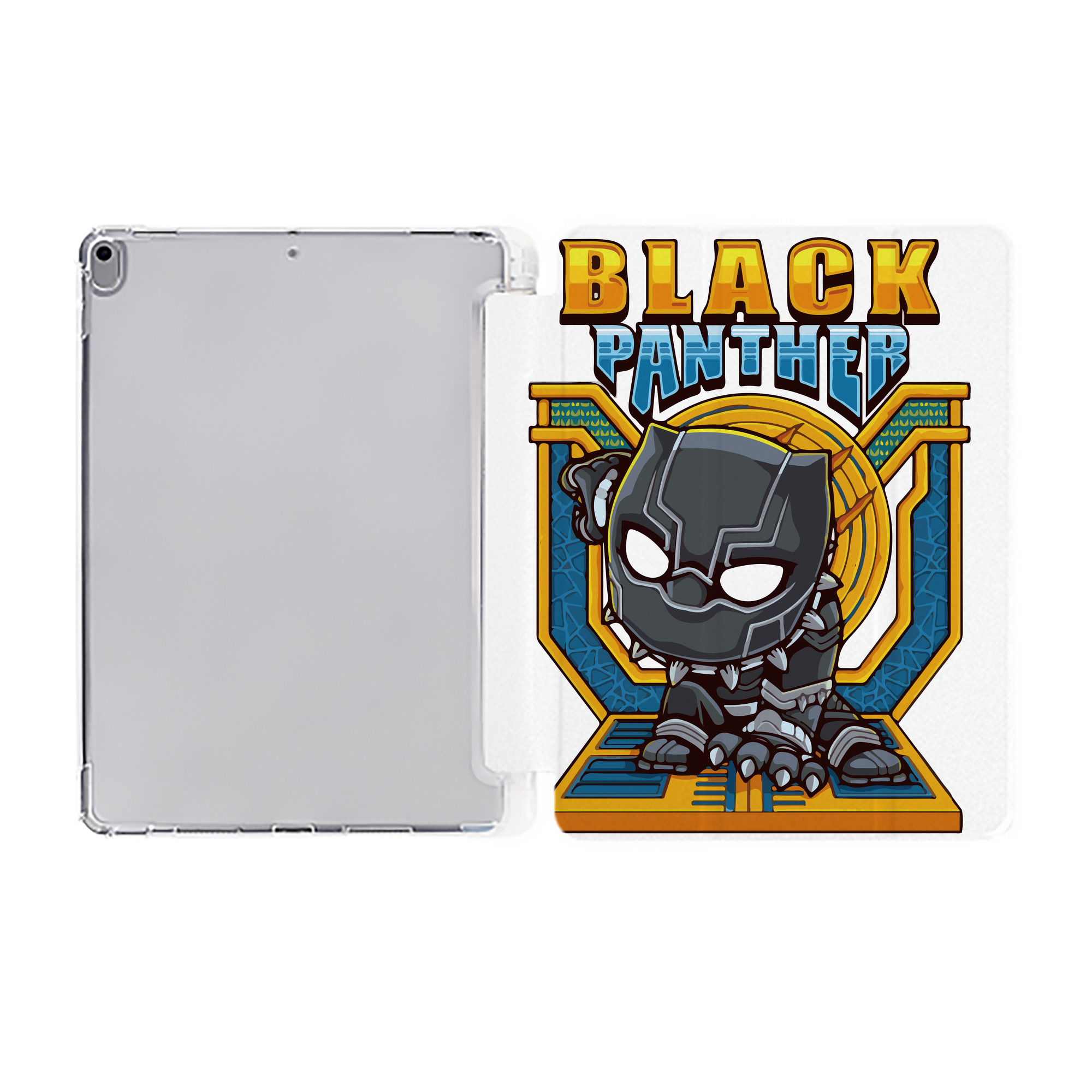 （画像用） アベンジャーズ The Avengers IPad ケース ペン収納付き 三つ折りスタンド PUレザー×シリコン 対応機種9.5/10.5/10.9インチ